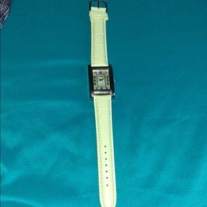 Green Leather Watch